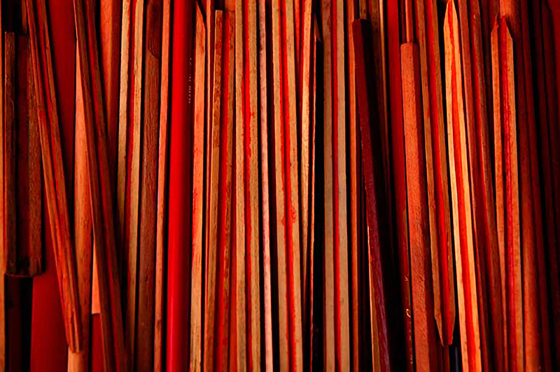 “The red earth is made of entrails”